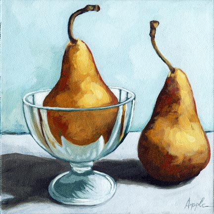 Two Pears - still life