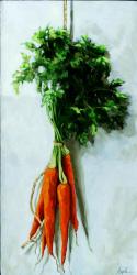 Hanging Around - Carrots still life